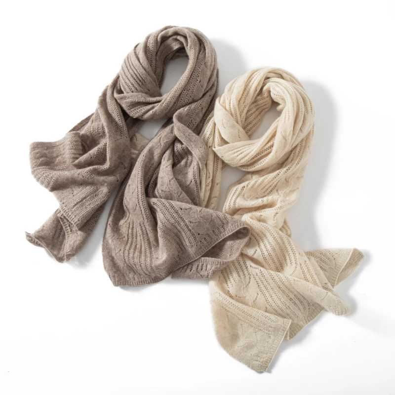 KOIJINSKY New Cashmere 180*60 Women in spring, autumn and winter, soft warm needle knitted scarf