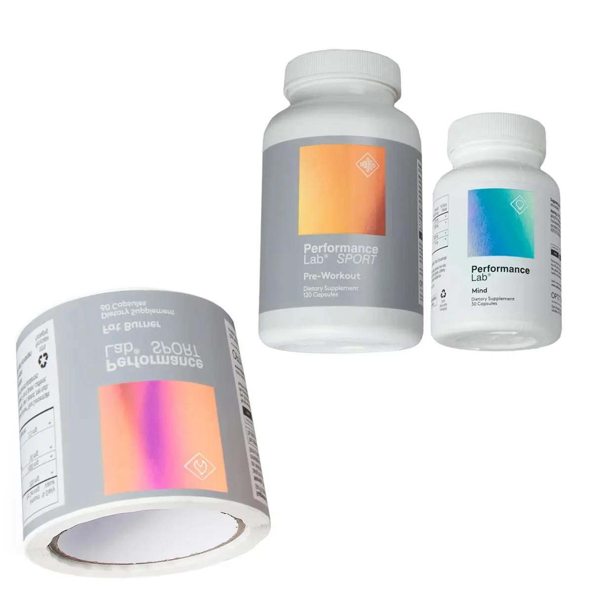 Custom Vinyl Sticker Labels for Protein Bottles