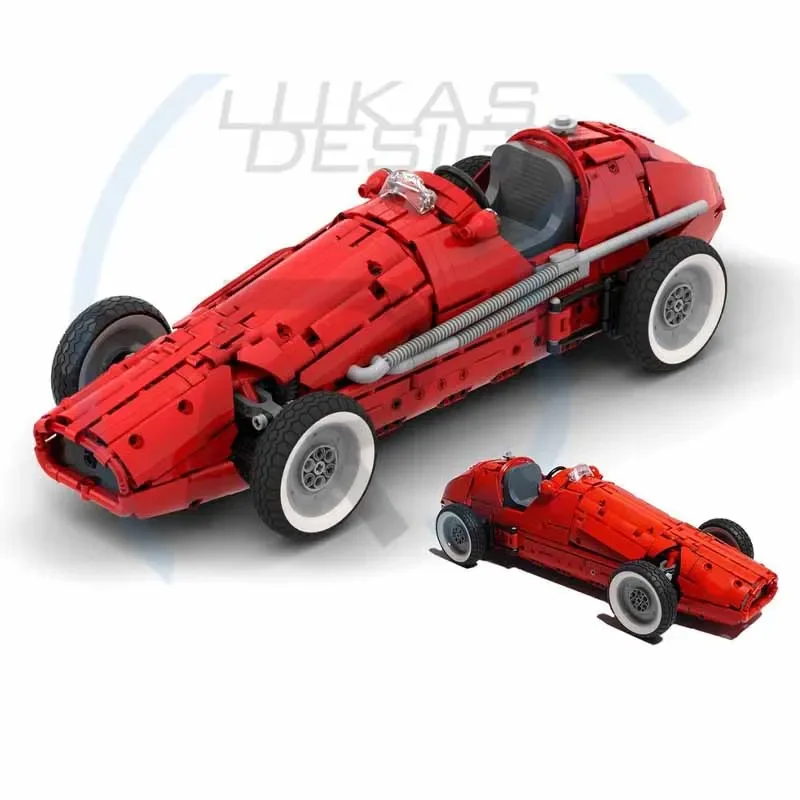 Blocos de construção F1 Racing 500 caminhão em escala 1:8 MOC- 206365   Montagem de blocos de construção 1775 presentes de Natal para crianças