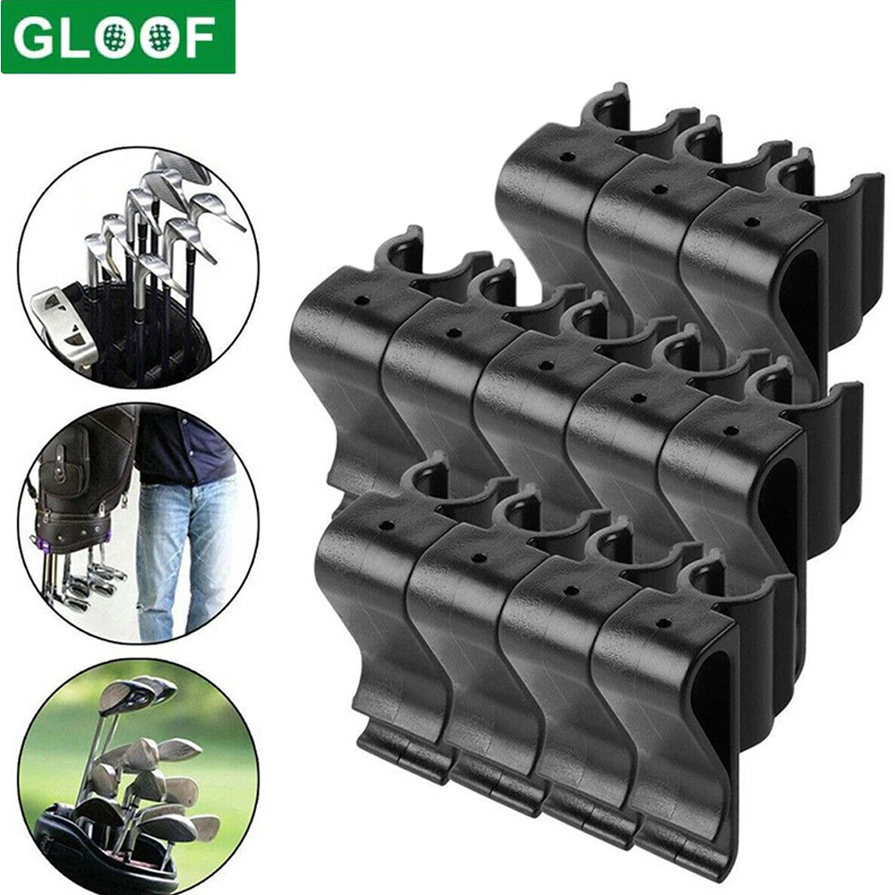 10 قطعة مضرب الغولف حامل حقيبة الغولف كليب الثابتة نوادي الغولف مشبك الكرة التدريب الإيدز في الهواء الطلق لعبة رياضية اكسسوارات سوينغ المدرب #1