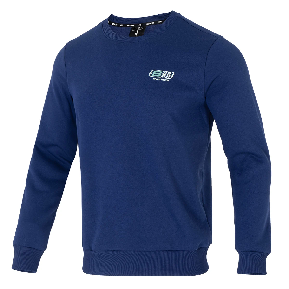 

Skechers Men's and Women's Couple Sweatshirt Fleece-Lined, Warm, Soft, Comfortable, Skin-Friendly, Casual Round-Neck Pullover Fhl322U126-007D