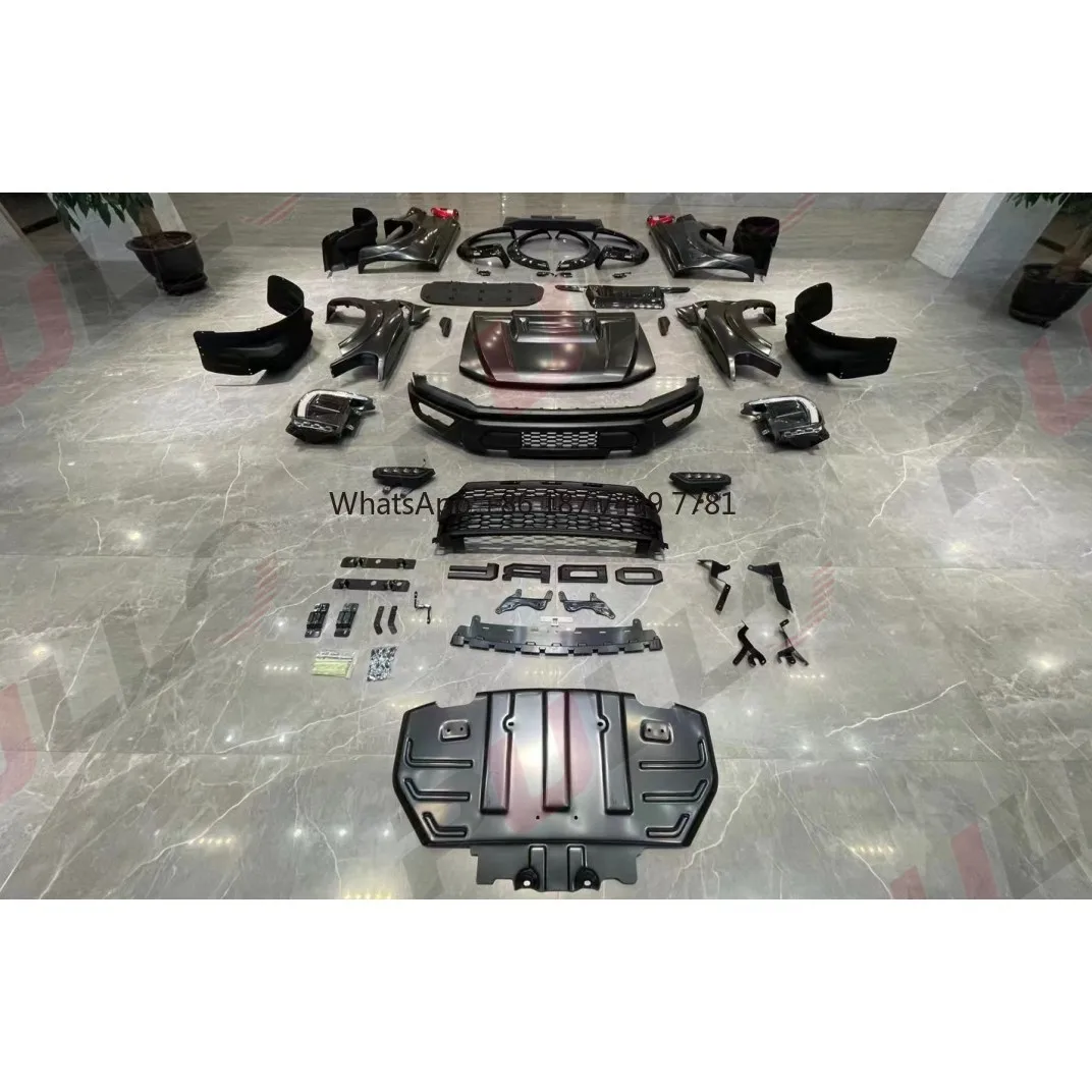 Kit de carrosserie de pare-chocs de voiture de haute qualité pour. Le style Ranger 2012-2021 à 2021 F150 raptor comprend un capot de garde-boue avant et arrière