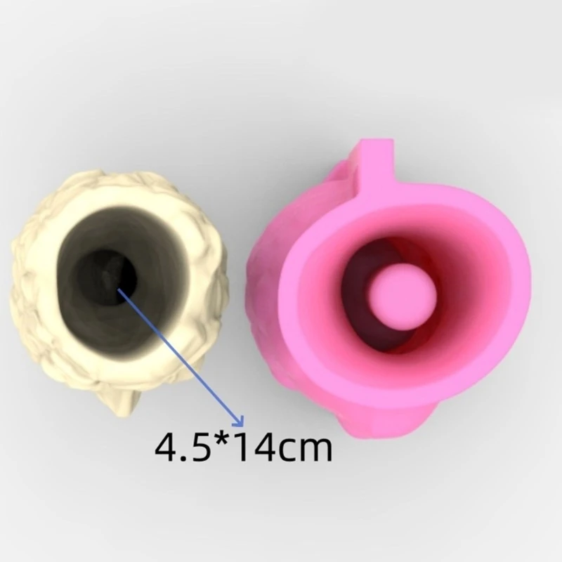 Stampi in silicone per vasi cemento Fai-da-te Stampi per vasi fiori Ornamenti per realizzare ritratti Stampi per colate in