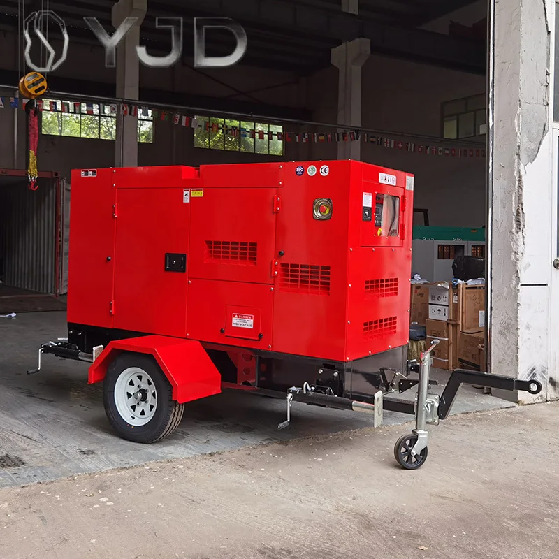 40KW 45KW 50KW 50KVA 60KVA 65KVA Mobile Sound Proof Diesel Generator Set with Trailer