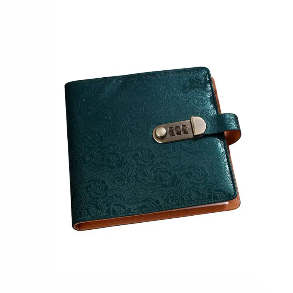 Emboss Flower Envelop Savings Challenges Book 50Sheets Savings Handbook Budget Binder with Lock Account Book Refillable