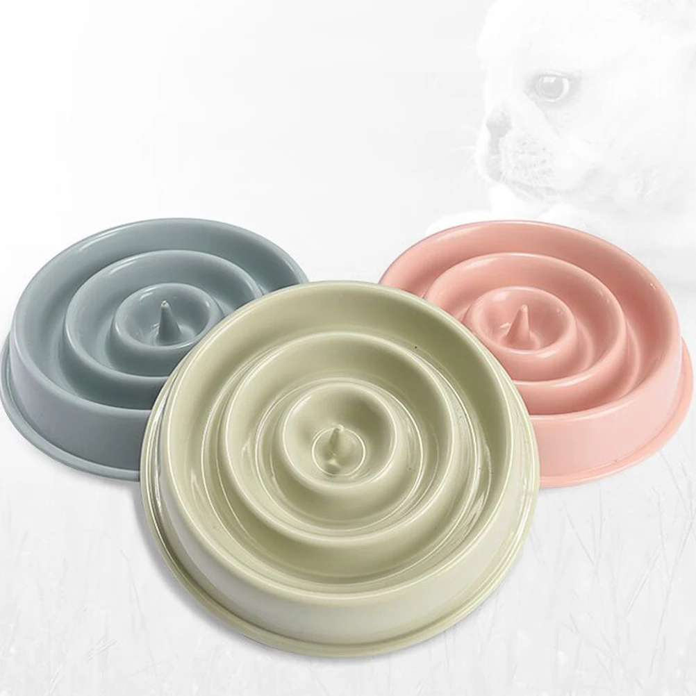 

PP Plastic Pet Slow Feeder Bowl Food Container for Home Cats Small Medium Dogs Feeding Device (Green)