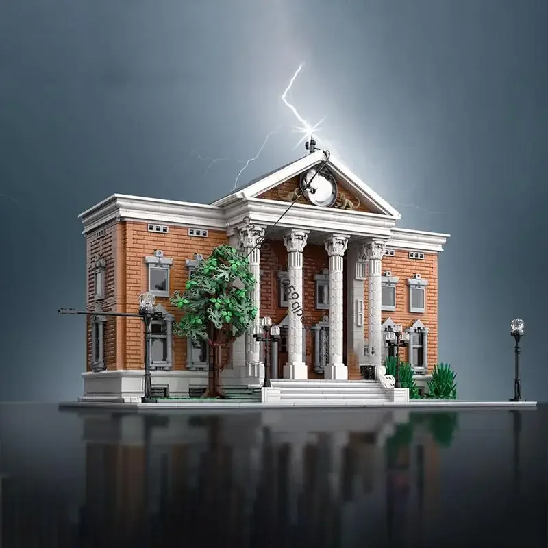 

New 3992Pcs Famous Future Movie Series Moc Clock Tower Model Custom Puzzle Diy Creative Ideas Kid Toy Birthday Christmas Gift