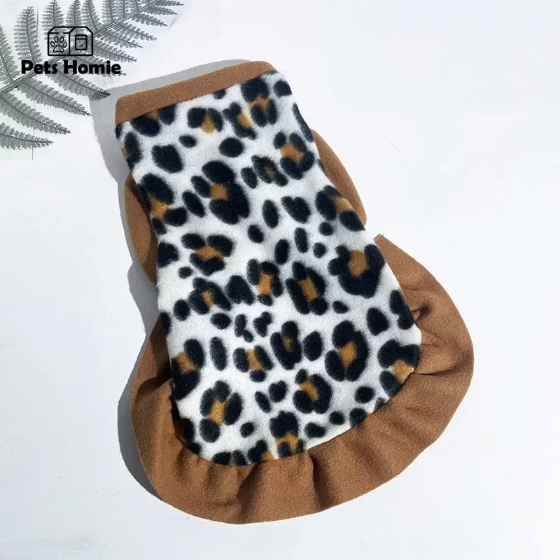 New Pet Clothes Flannel Dog Costume Dog Cold Weather Coats Cat Apparel Soft Flannel Doggie 4-legged Clothes Pet Pajamas