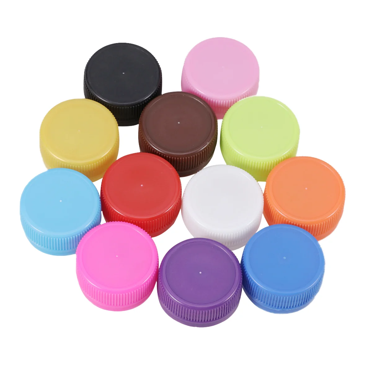 

200 Pcs Bottle Cap Recycling DIY Cover Bottles Colorful Kid Various