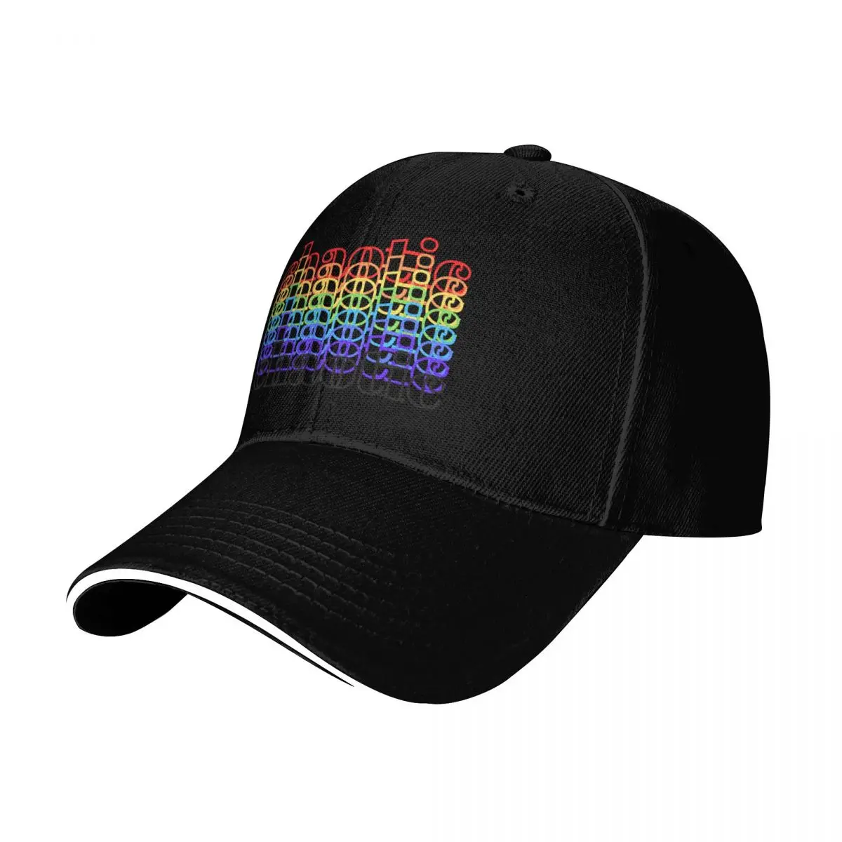 Chaotic Colours Baseball Cap Gift for Him Her Casual Daily Wear Quick Dry Performance