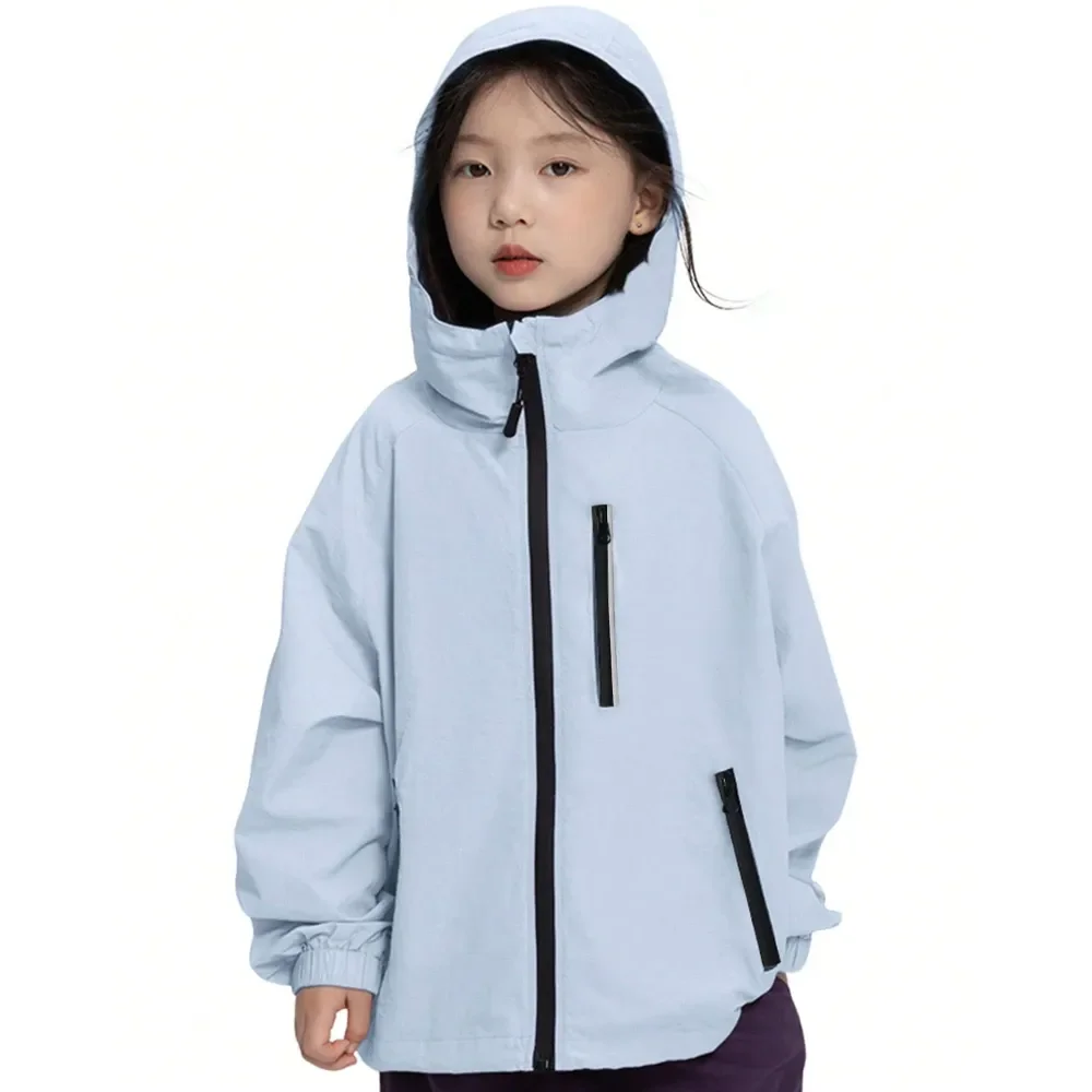 

Girls Cloth Rain Jackets Waterproof Lightweight Raincoats For Kids Outdoor Rain Jacket