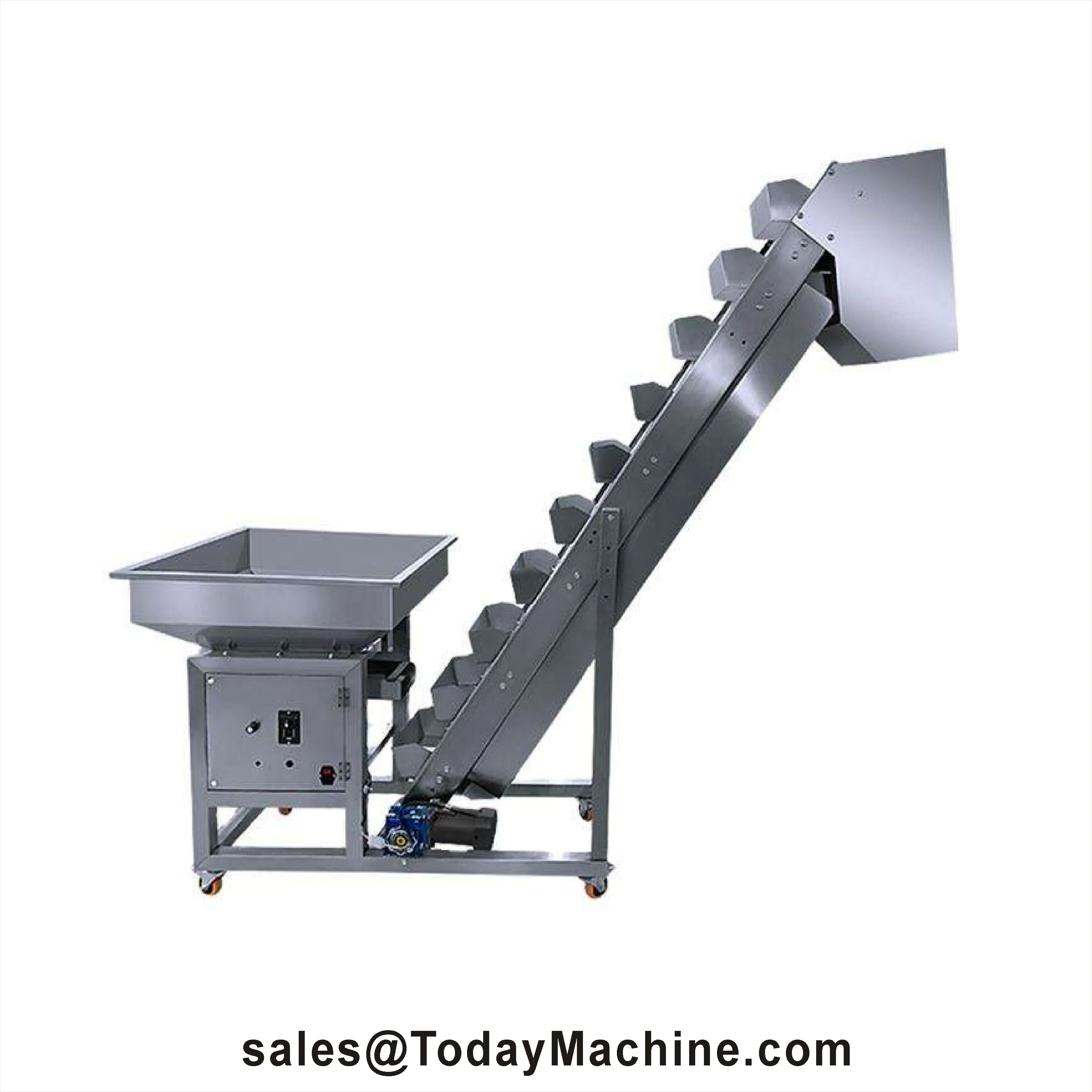 Feed Mill Rice Mill Industrial Mini Stainless Steel Z Shape Bucket Elevator Conveyor Machine for Flour Mill with Multi Discharge