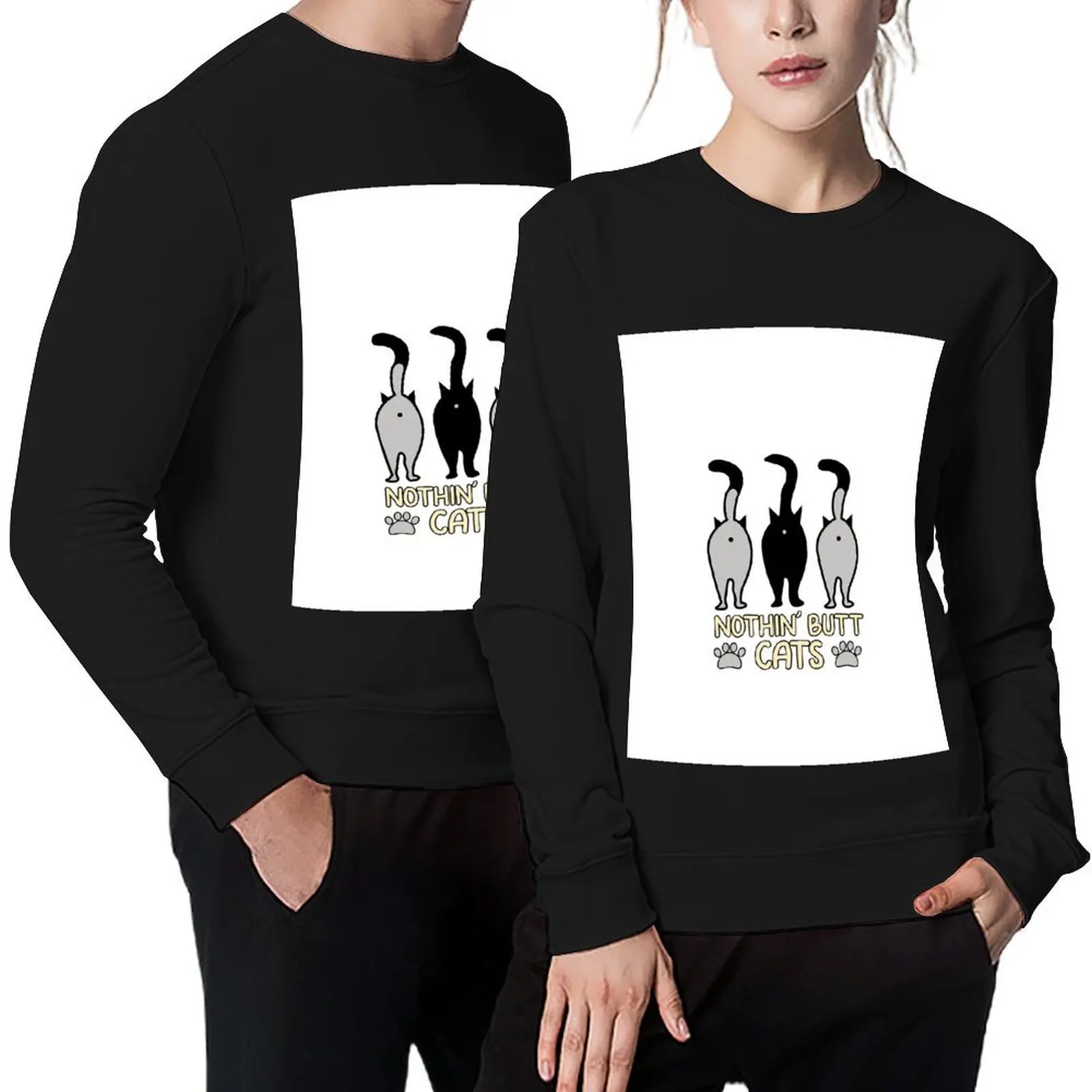 

Nothin butt cats cats paw pet gift Pullover autumn clothes mens clothes male clothes anime hoody