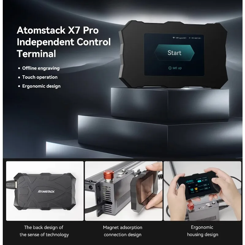 Xiangyin ATOMSTACK 50W X7Pro DIODE Graveur 410*400MM Desktop Cutter CNC DIY Graveermachines Voor hout