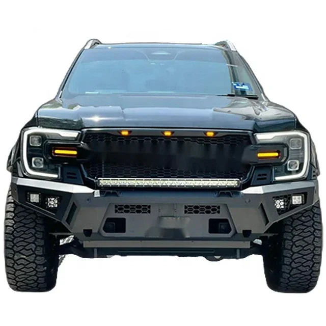 Pick up Truck Off Road 4X4 Car 4x4 Accessories Steel Front Rear Bumper Bull bar For Ford Ranger T6 T7 T8 T9 2016 2022 2023