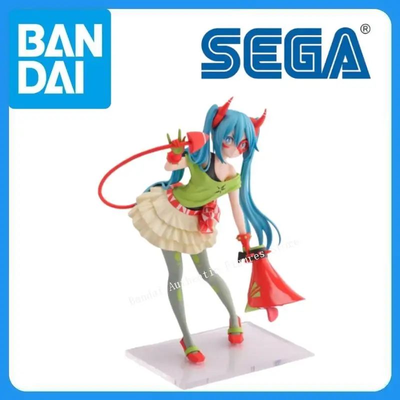 In Stock Genuine SEGA Hatsune Miku Project Diva- X Hatsune Miku Figurizm Alpha DE:MONSTAR T.R Anime Figure Garage Kit Model Toys