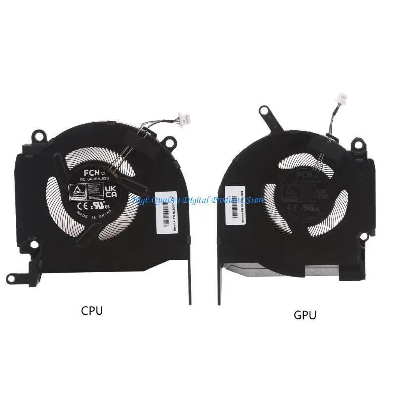 

U2JE GPU Fan DC5V 0.5A Cooling Fan for TPN-Q280 16-K 16-N Notebook Video Card Cooling Cooling Fan Laptop Heatsink