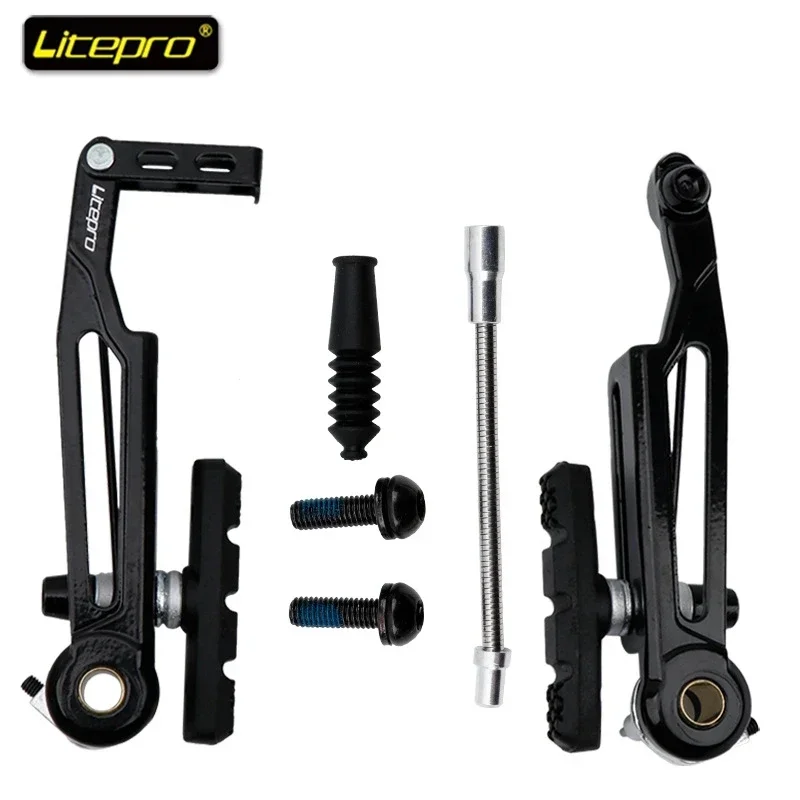 AliExpress NONE Litepro 412 Folding Bike V Brake Caliper 110mm Ultralight Aluminum Alloy Long Arm  Bicycle Parts
