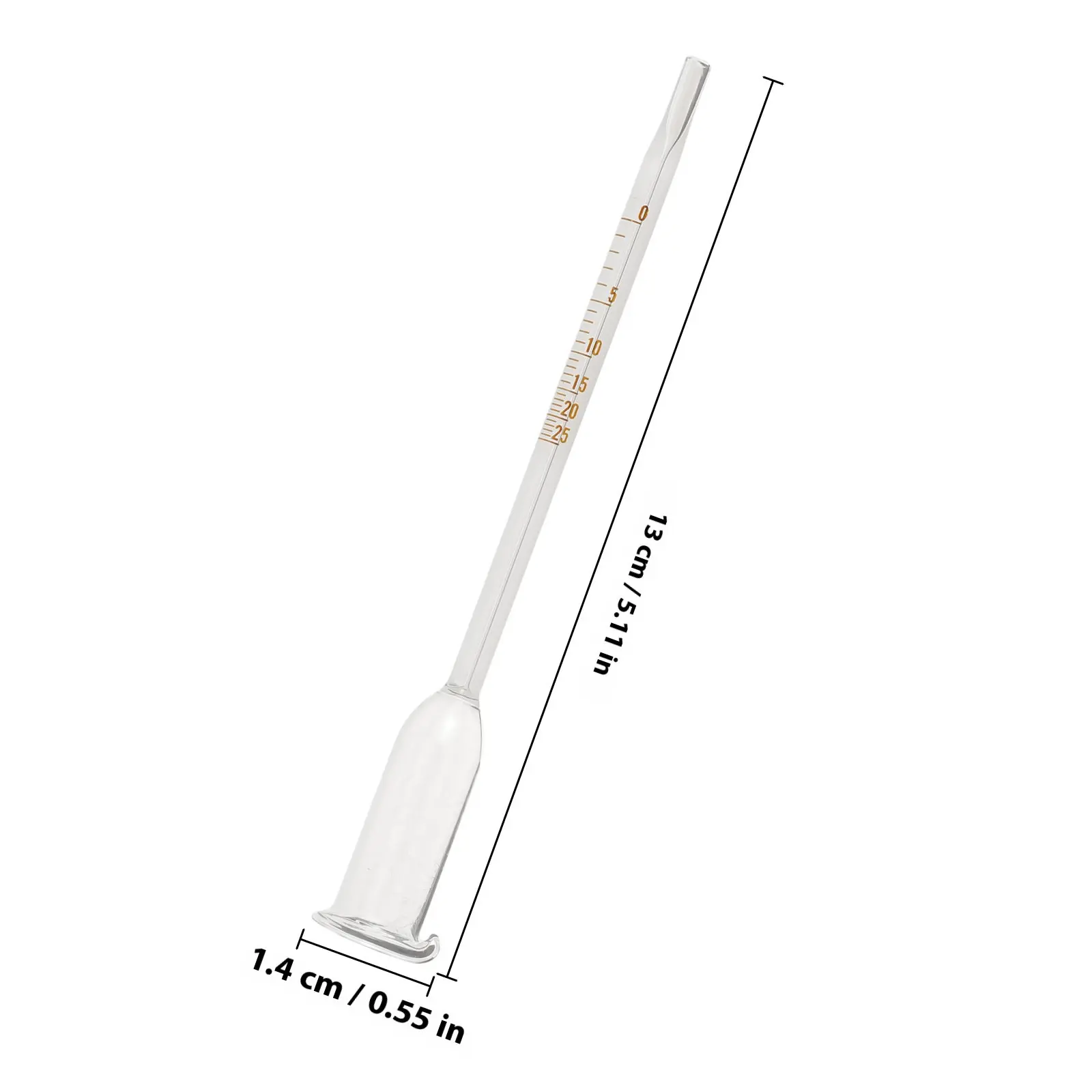 Alcohol Meter Glass Hydrometer Accurate Measurement Portable Alcohol Tester Wine Making Supplies Wine Meter Hydrometer