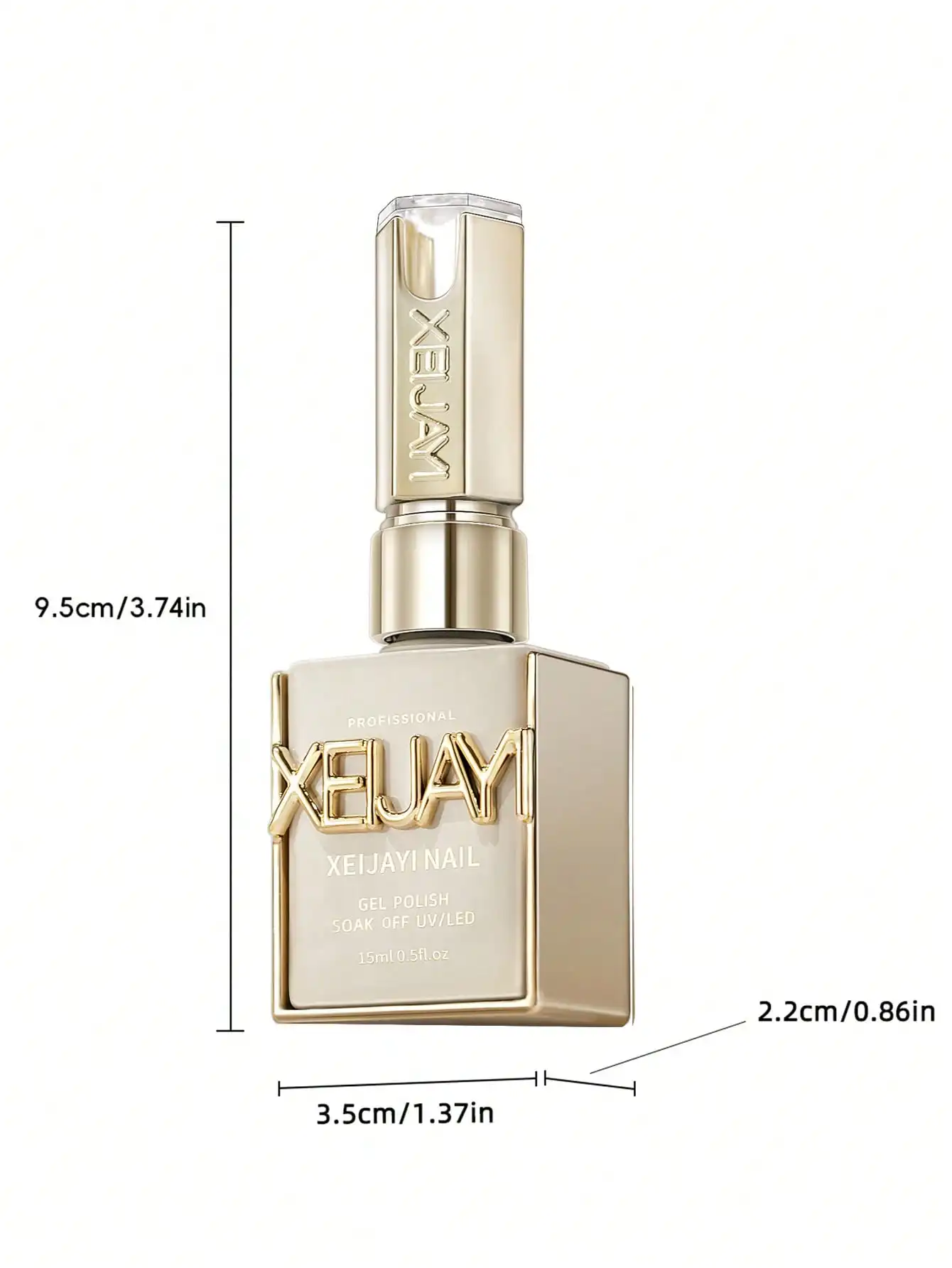 XEIJAYI 1Pc 15ML Nuovo Popolare vino rosso Gel per unghie Semi Permanente Nail Art Soaking UV LED Nail Salon Gel per unghie fai da te