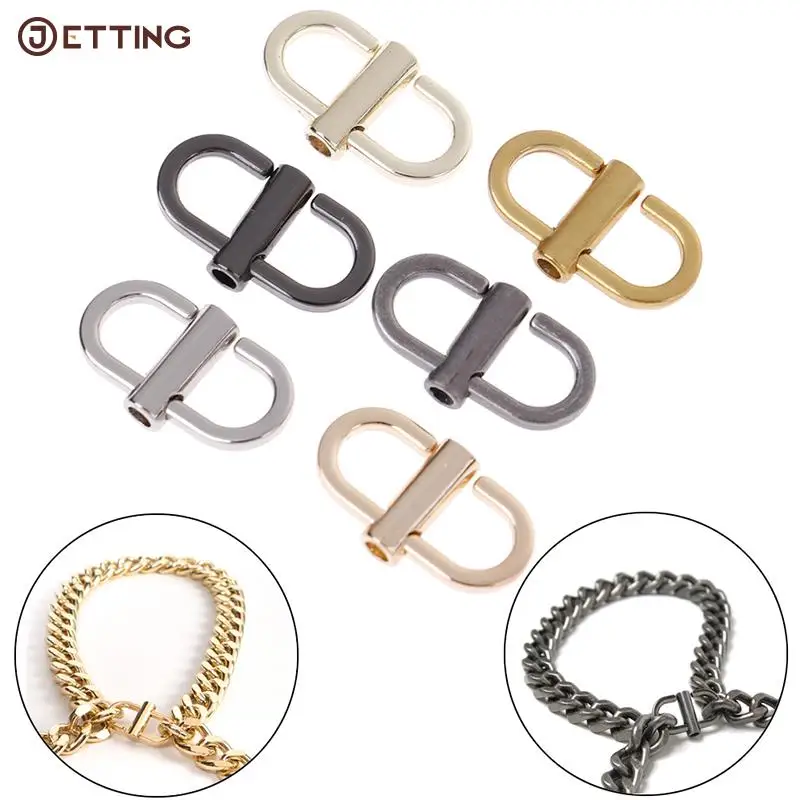 2Pcs/lot Adjustable Metal Buckle Clip Handbag Chain Strap Length Shorten Bag Accessories Wholesale