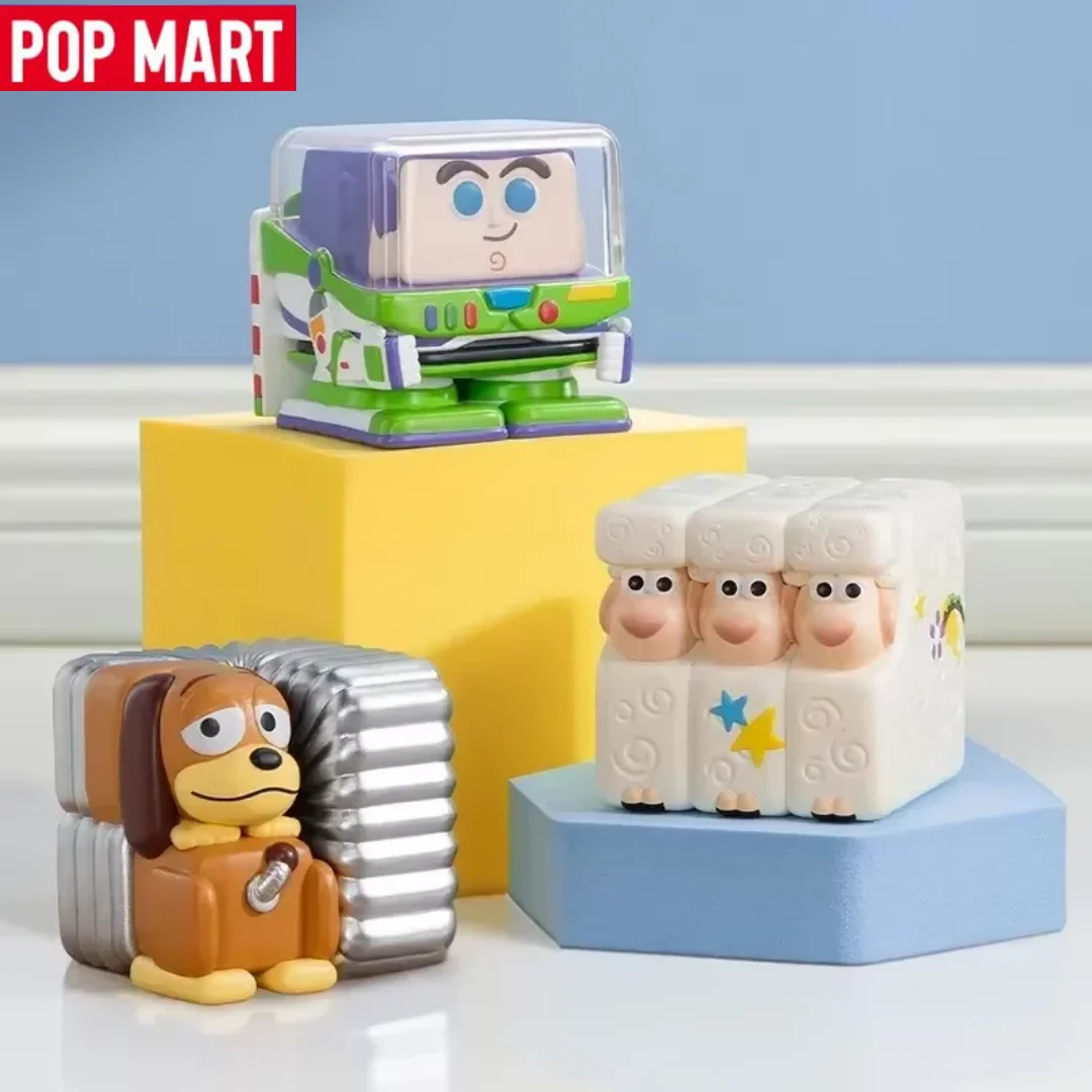 

POP MART Disney/Pixar POP CUBE-1 серия слепая коробка игрушки аниме фигурка сюрприз Mystery Box куклы очарование девушка праздничный подарок