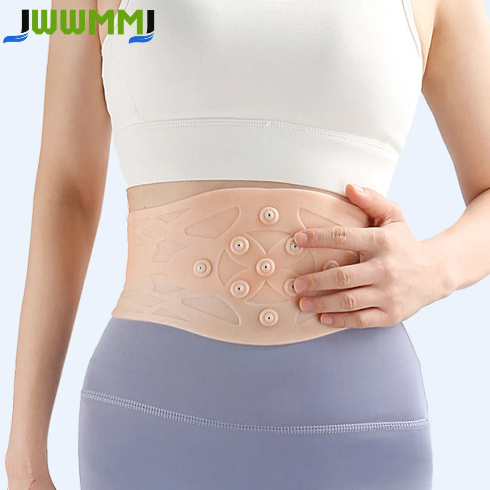 1Pcs Back Support Brace, Sebs Magnetic Back Therapy Sports Waist Protective Guard Wrap Extensor Tendonitis Brace for Men Women