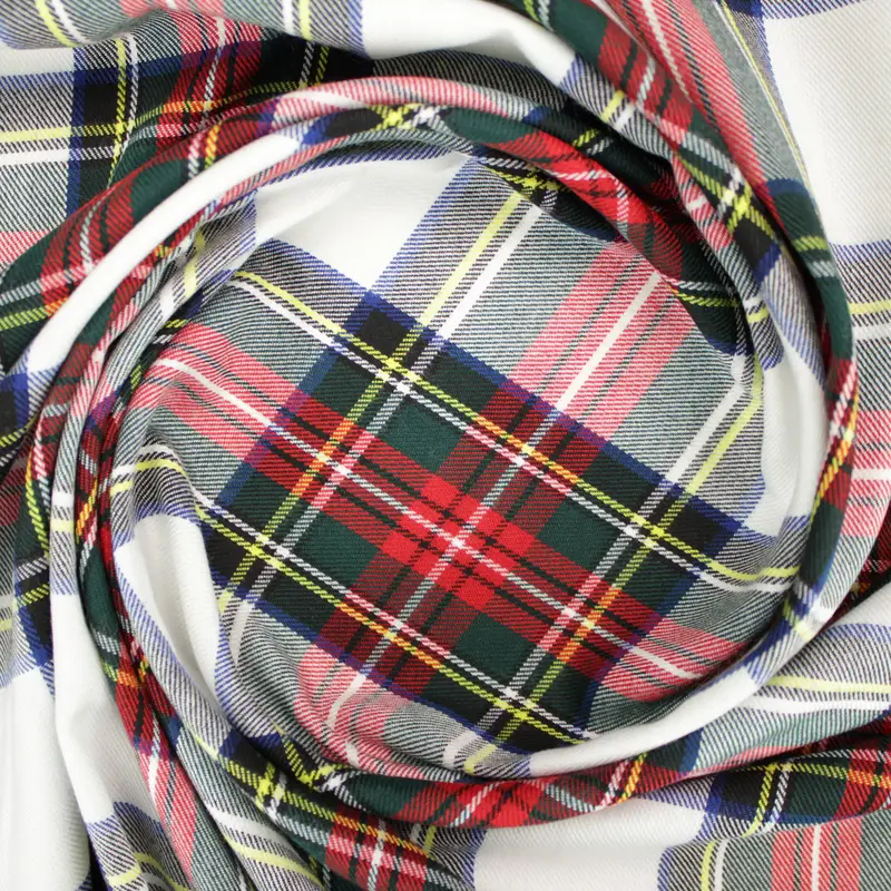 Casa ángel stores |   Scottish plaid wrap - 150cm width fabric |   Polyester and viscose