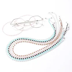 10pcs Nice Pearl Beaded Reading Spectacle Sunglasses Eyeglasses Cord Chain Glasses Anti Slip Holder