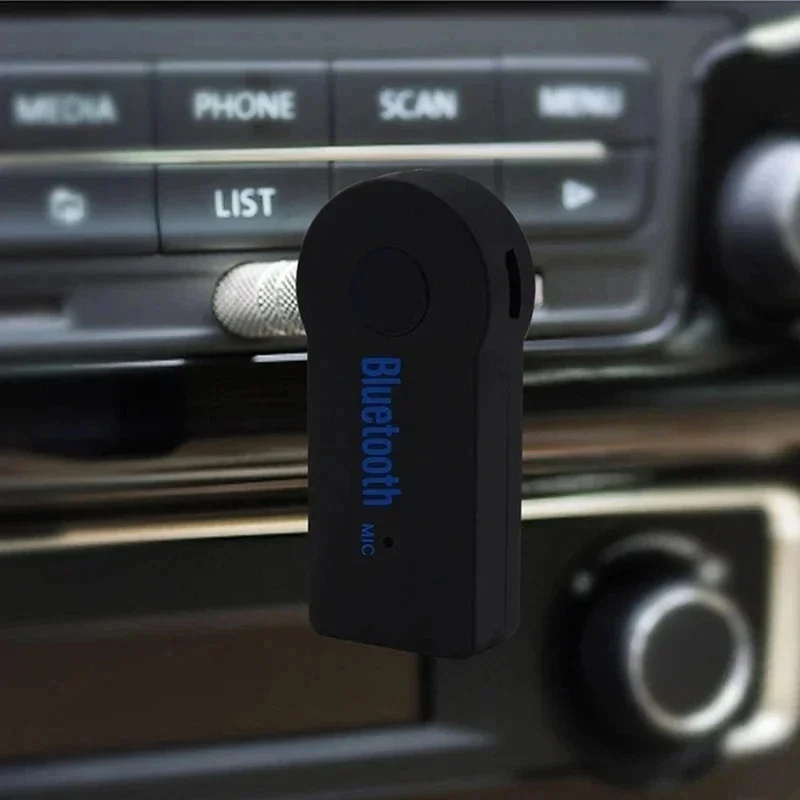 1/3/6Pcs AUX Bluetooth Receiver 3.5MM Jack Wireless Car Adapter Car Bluetooth Stereo Aux A2dp Headphone Receiver Hands-Free Unit