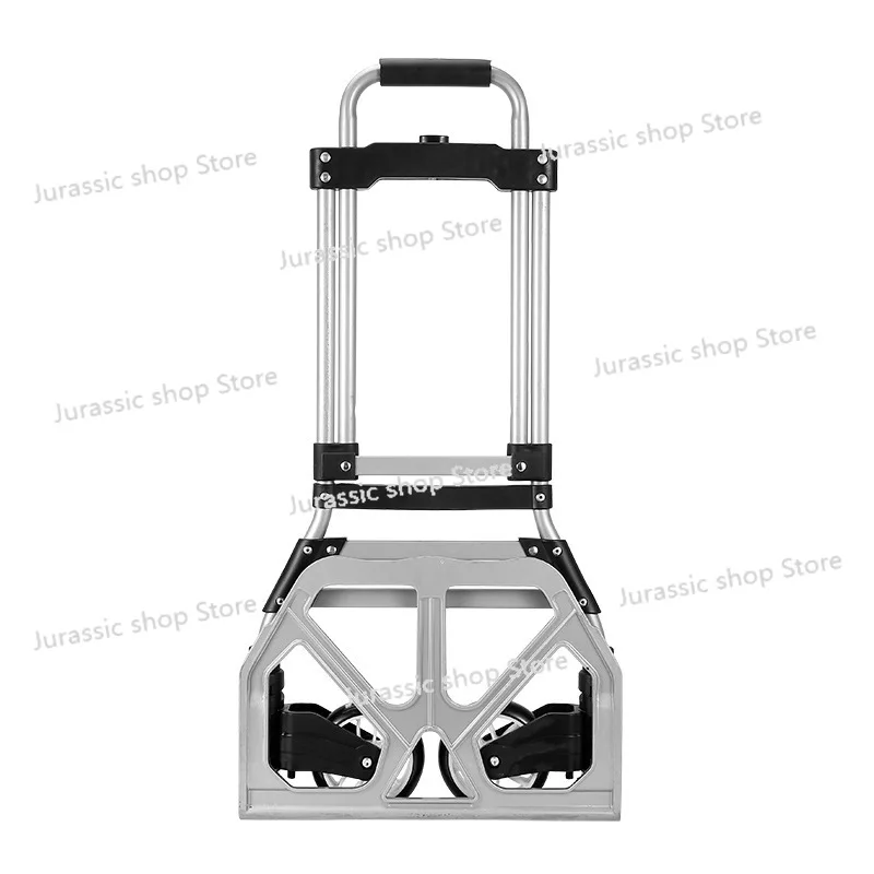 Load Capacity 90KG Car Mounted Handcart Foldable Trolley Climbing Stairs Cart Upstairs Cargo Transport Folded Trolley with Wheel