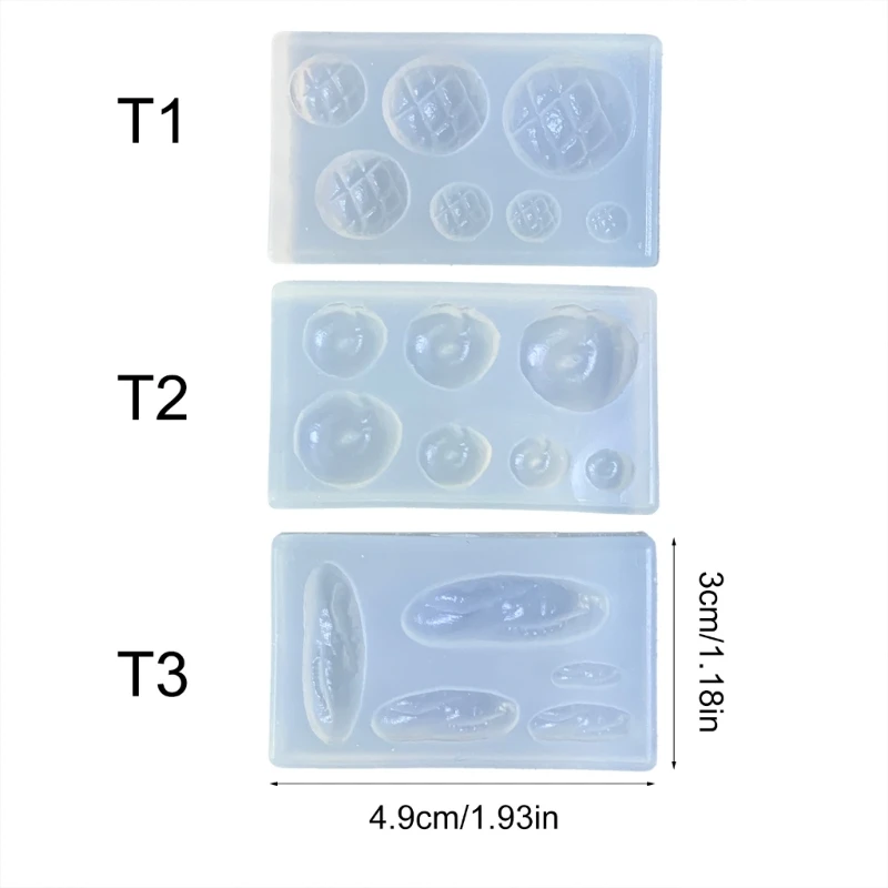 Molde silicone prático fácil limpar, molde criativo para assar pão, molde artesanal silicone para sobremesa