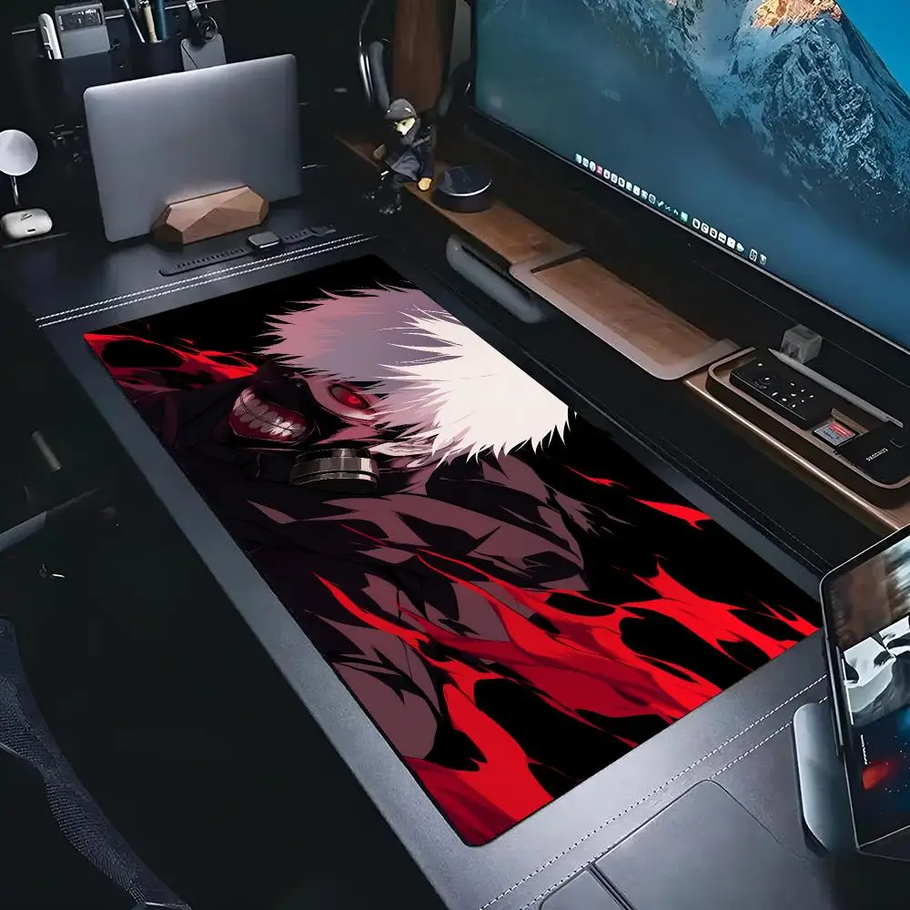Tokyo Ghoul Mouse Pad Cartoon Lockedge Large Gaming Pad Computer Gamer Keyboard Mat Desk Mousepad PC Desk Pad