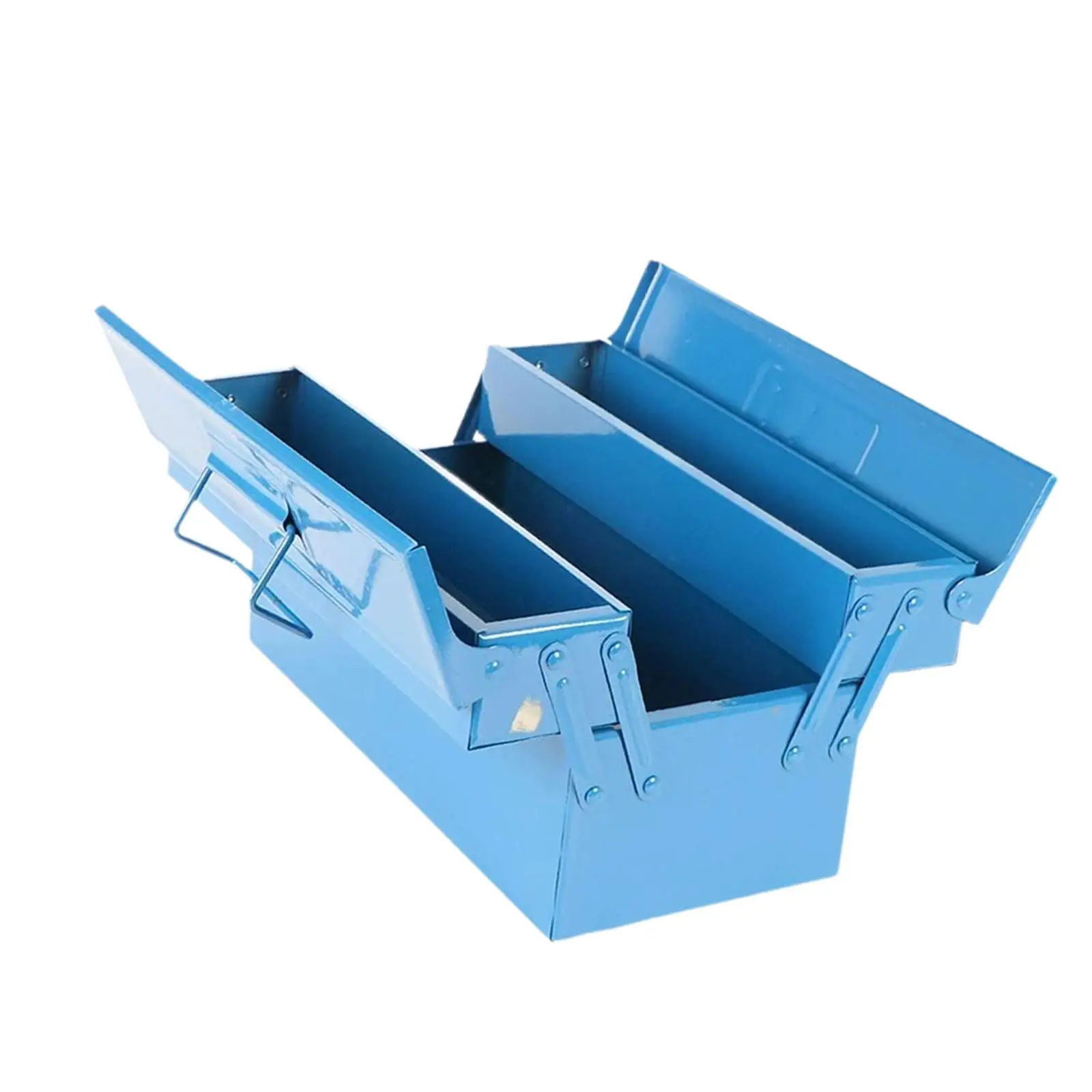 Portable Tool Box Multipurpose with Handle Large Space Household Electrician Repair Chest Divider for Auto Electricians