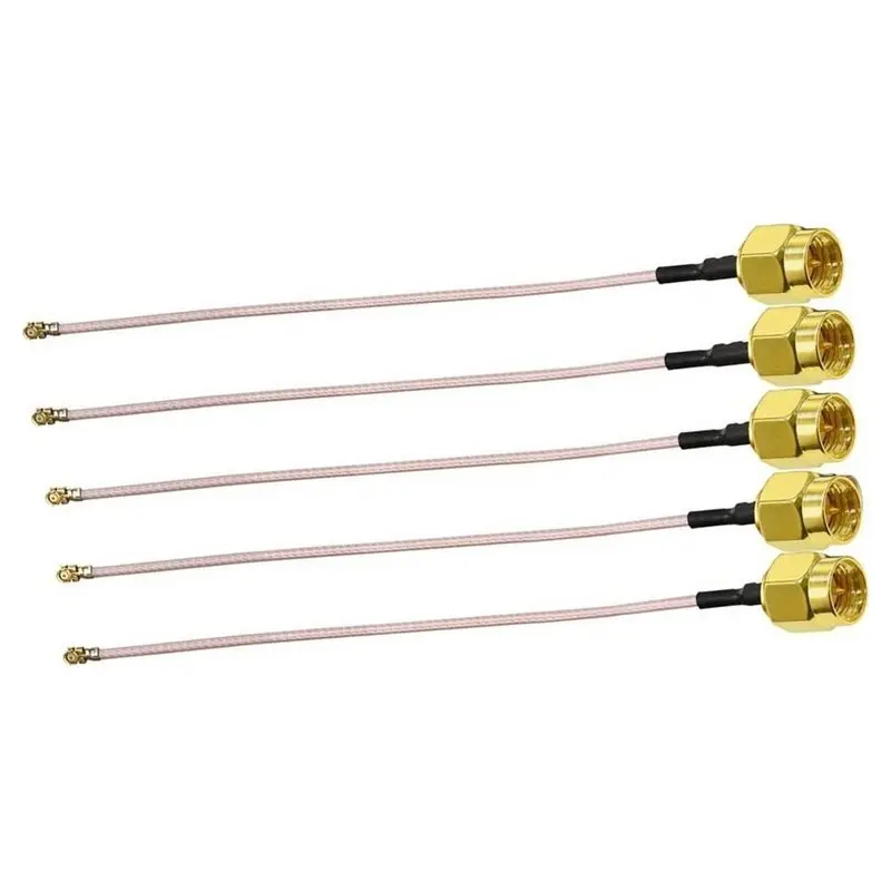 ABDJ-SMA To IPX Coaxial Cable SMA Male To UFL/U.FL/MHF1 Coaxial Cable IPX To SMA Male Plug Cable Wifi Antenna Pigtail Extension