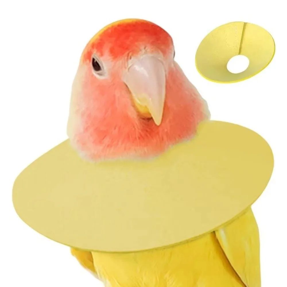 Anti Bite Bird Elizabethan Collar Breathable Soft Protective Cone Collar Neck Wearing Comfortable Fit Bird Collar Vest