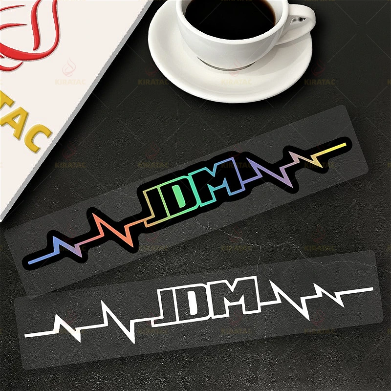 1 قطعة ECG JDM دراجة نارية ملصقات مقاومة للماء لخوذات الدراجات النارية الزجاج الأمامي Fairings خزانات الوقود جسم السيارة الدراجات البخارية شارات الفينيل #4