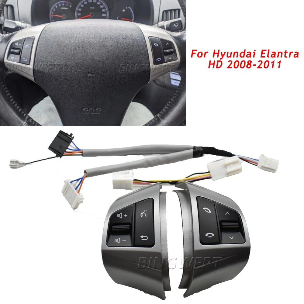96700-2H500 Multifunction Steering Wheel Button For Hyundai Elantra HD 2008 2009 2010 2011