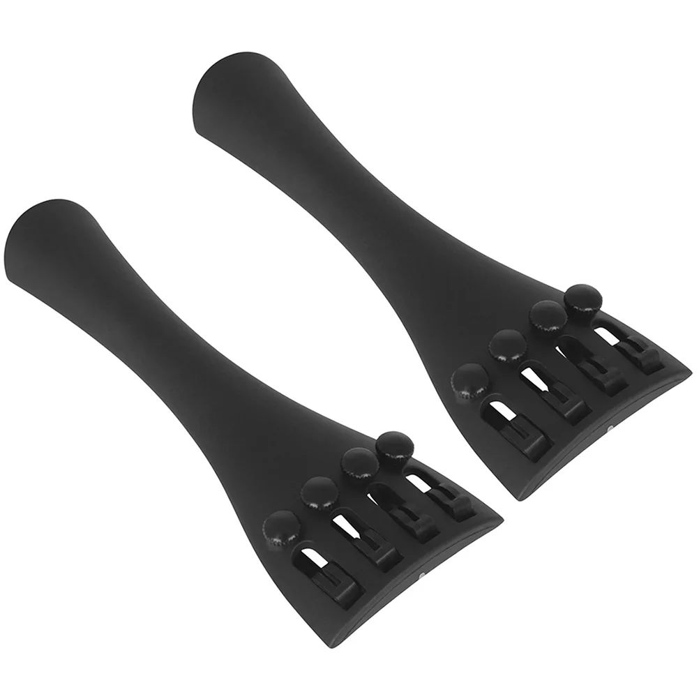 

2pcs Cello String Cello String Board 4/4 Violin Tailpiece Carbon Fiber Durable Musical Instrument Accessories Fine Tuners