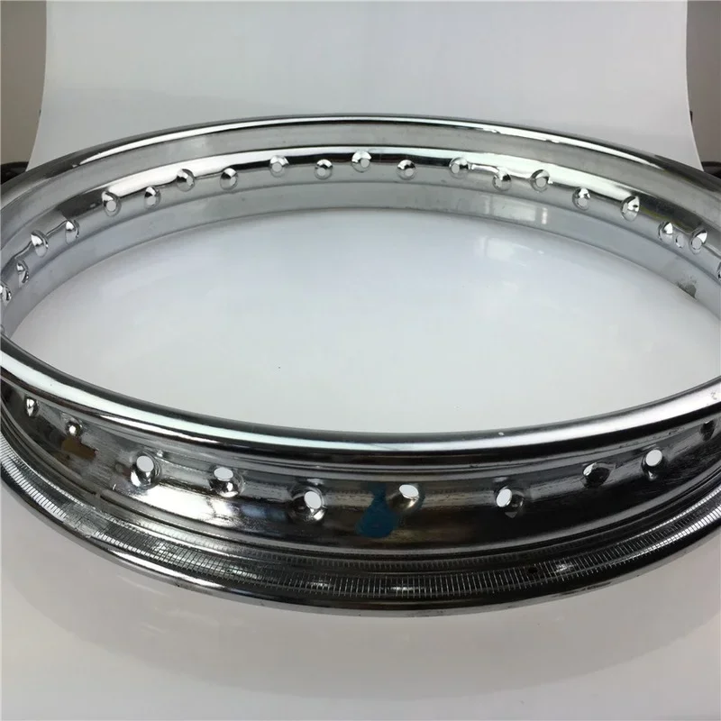 1pcs Motorcycle Wheel Electric Tricycle Rim 2.15x17 Inch / 2.15x18 Inch 1.85x17 / 18 Steel Ring 1.4X212.50X17, 36 Holes 2.50X18