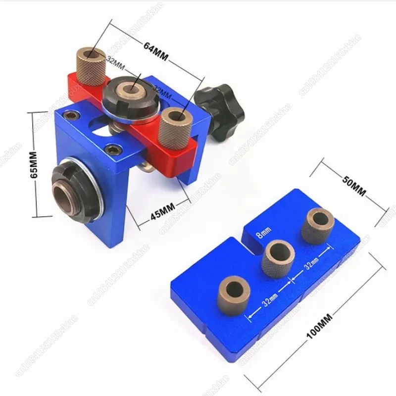 8Mm/15Mm Meubelen Snelle Aansluitende Boorgeleider Plug Jig Houtbewerking 3 In 1 Verstelbare Gat Boren Locator Gereedschapsset