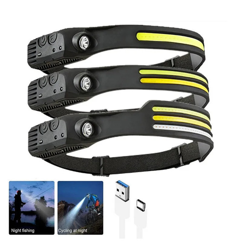 

Многофункциональный индукционный Головной фонарь со встроенным аккумулятором и USB-зарядкой