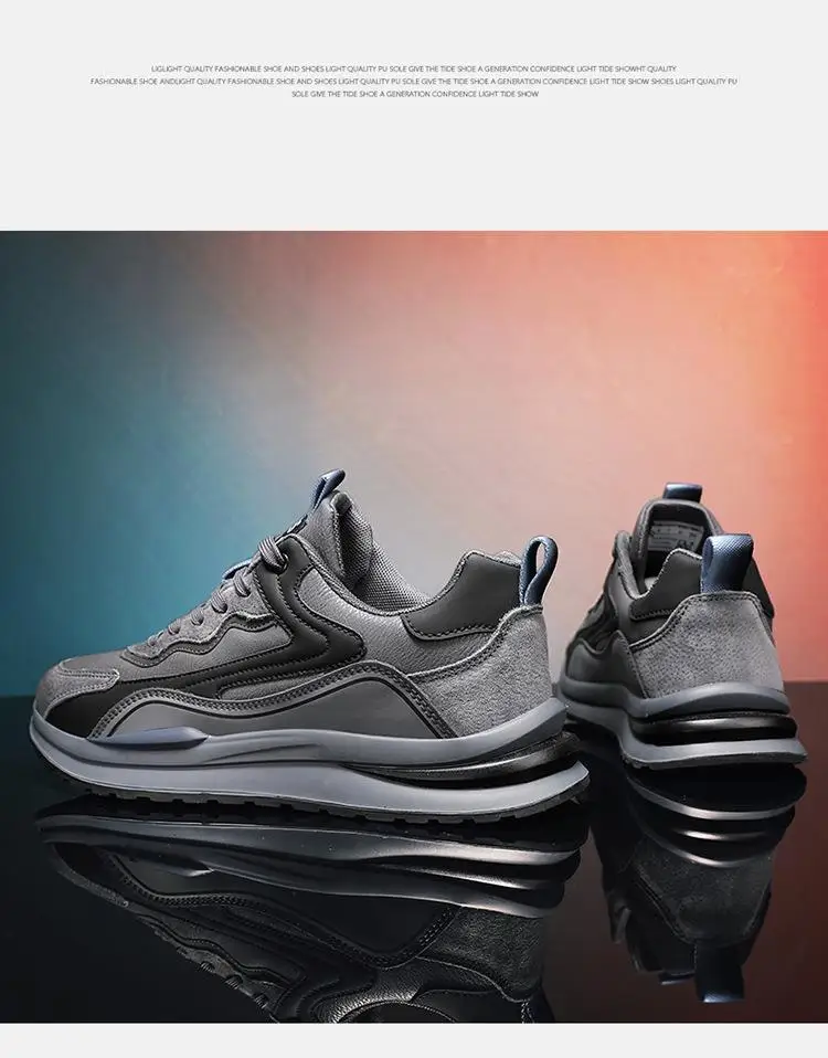 Sport Herren schuhe Sommer 2023 neue Frühjahr und Herbst Leder oberfläche wasserdichte rutsch feste verschleiß feste Freizeit schuhe