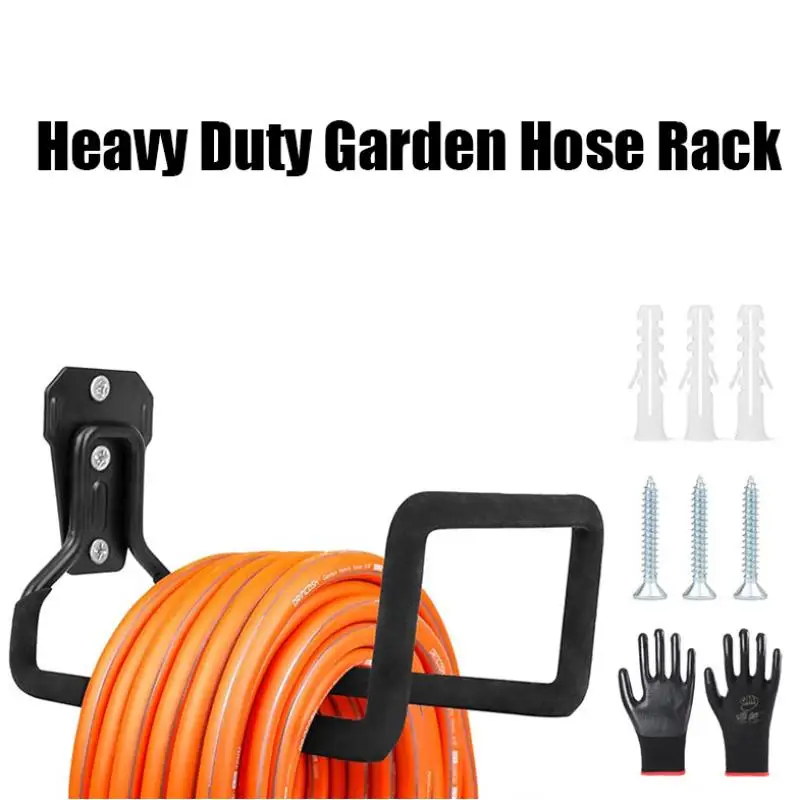 Heavy Duty Wall Mount Metal Storage Hooks High Load Bearing Garage Organizer For Water Pipe Cable Tools Garden Equipment Storag