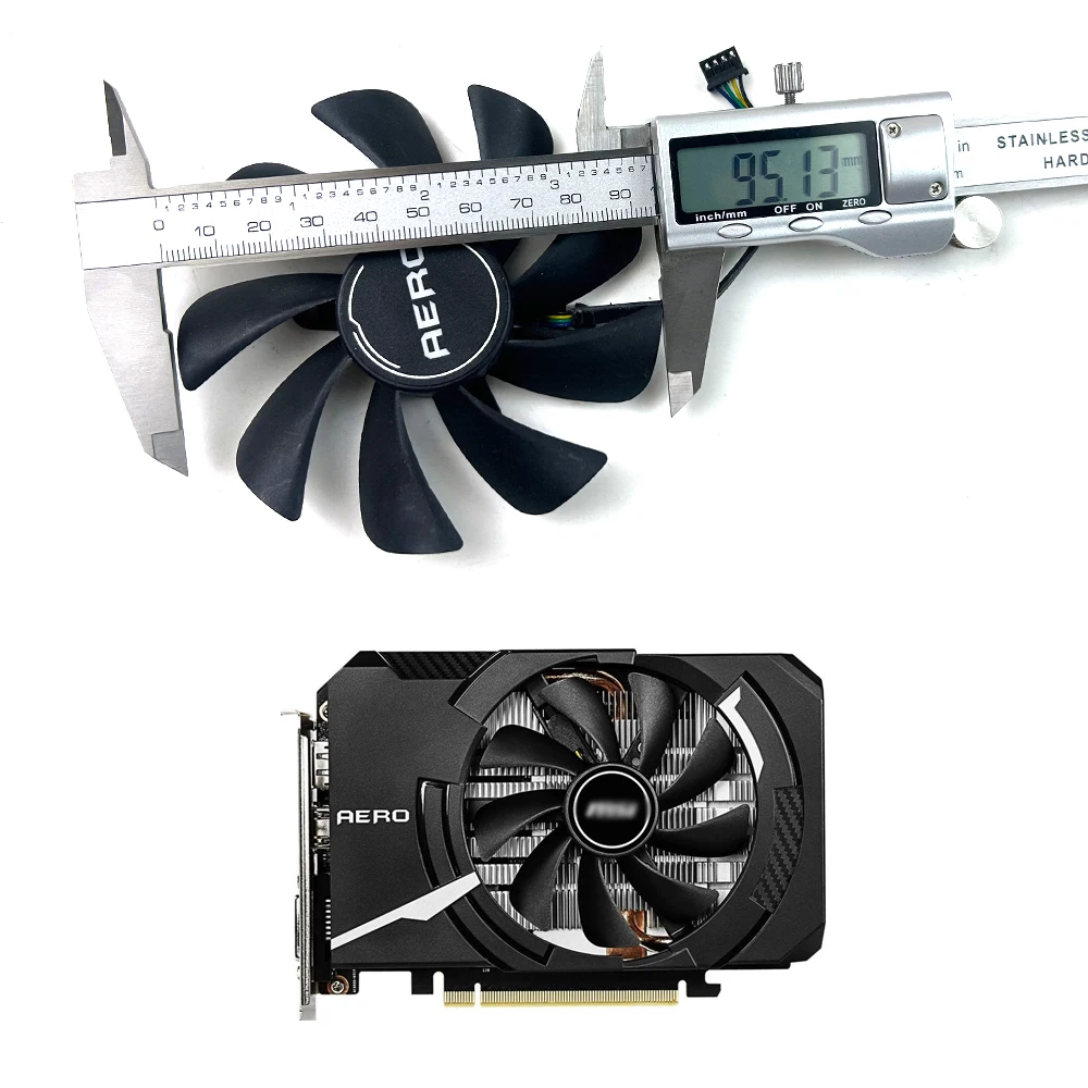 NEW Cooling Fan 95MM 4PIN XY-D10015SH CF1010U12S GTX1660 ITX GPU FAN For MSI GTX1660 SUPER AERO GTX 1660 Ti Graphics Video Card