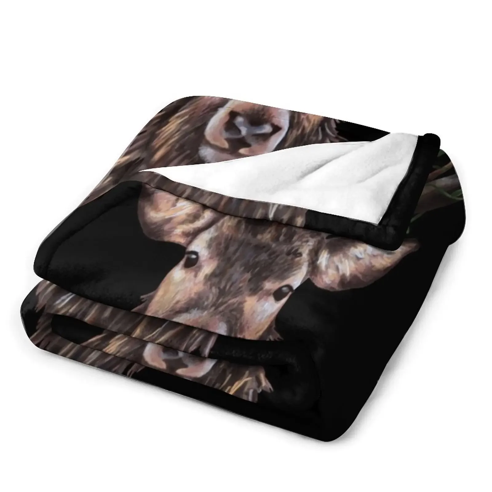 Hirsch decke schwerer Anime für Sofa decken