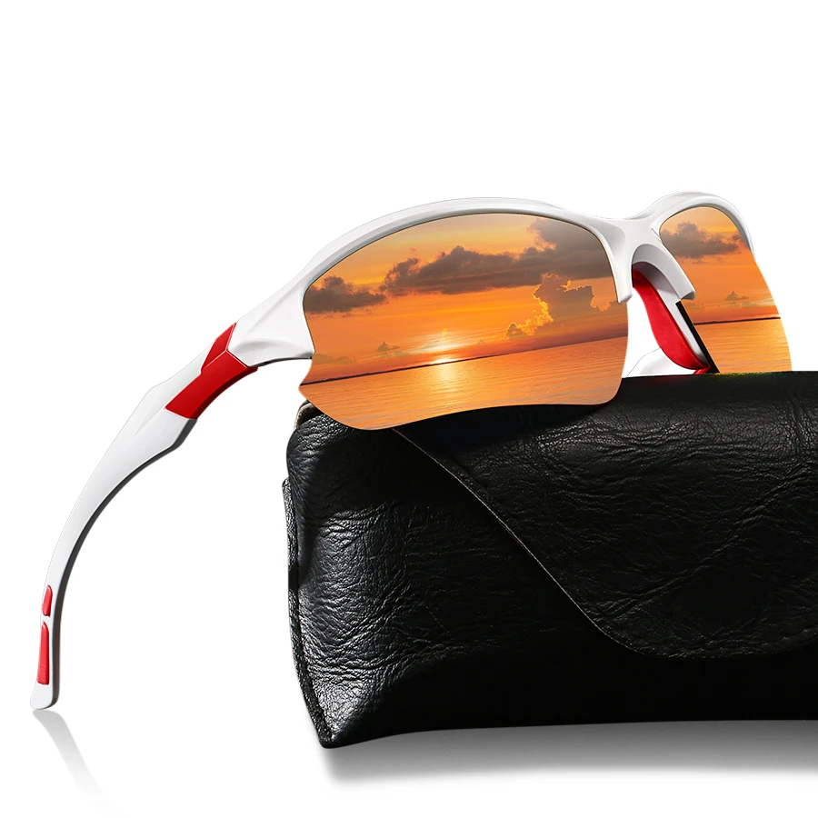 3PCS Fashion Vintage Half Frame  Glasses Driving Fishing  Cycling Men Women Running Mountaineering Sport Protective Glasses