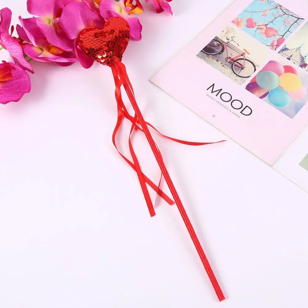 2Pcs Dreamlike Pretty Fairy Wands Girls Wand Role-playing Colorful Fairy Wands Plastic Colorful Kids Stick Wand Cosplay Props