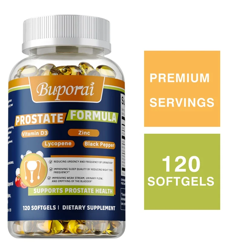 

Prostate Formula - Protects The Urinary System, Safeguards Prostate Health, Enhances Immunity, and Balances Hormones