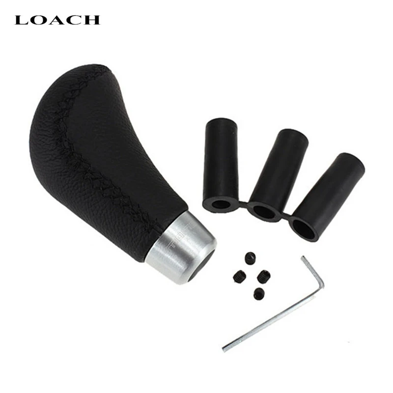 Universal Car Gear Shift Knob for TOYOTA for Renault for Citroen Leather Manual GearShifter Stick Lever Pen POMO AT MT ARM MOMO